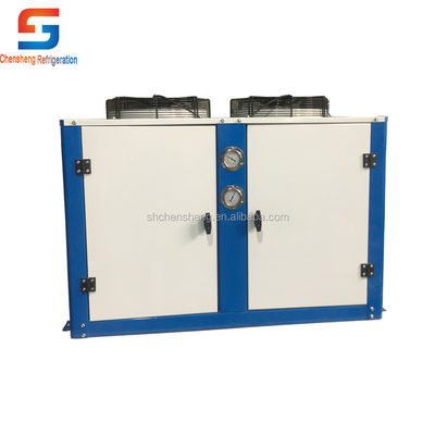 ποιότητας  Cold Storage Room Freezer Room Box Shaped Refrigeration Condensing Unit With Industrial Fan For Cool Room εργοστάσιο