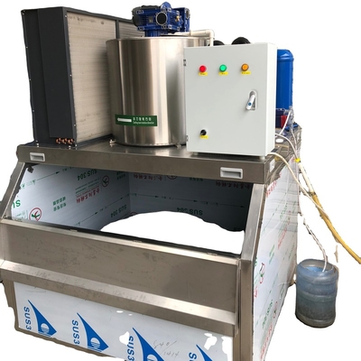 Hotels flake ice machine maker china 600kg/day industrial flake ice maker for seafood